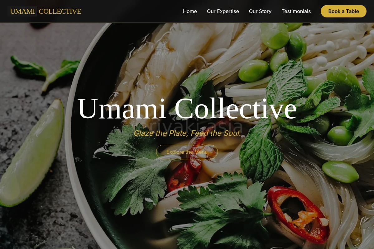Kaiseki Asian Fusion Food